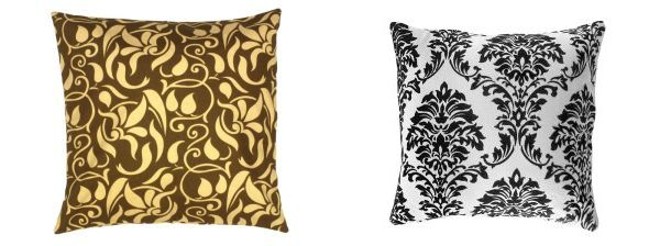 Capas para almofada, da Tok&Stok. Preço: R$44 e R$ 18,50 (cada). | 