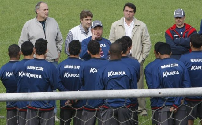 Roberto Cavalo fez seu primeiro treino no Paraná nesta terça |