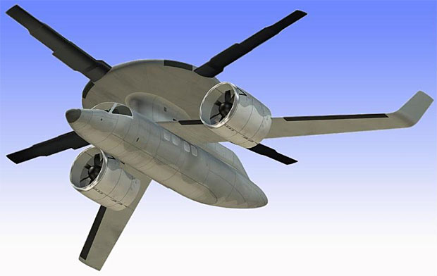 Projeto de avião-helicóptero da Boeing | Divulgação