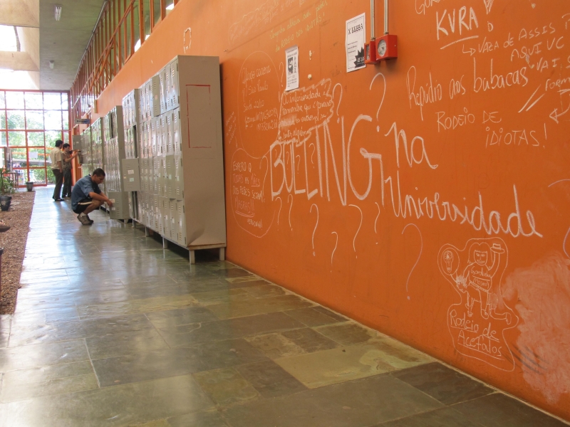 Com expressões como repúdio aos babacas, colegas da Unesp condenaram a competição feita por cerca de 50 alunos | Daniel Bergamasco/Folhapress