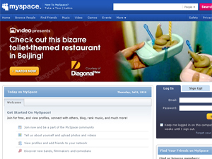 MySpaceMySpace mudará para tentar onter mais usuários | Reprodução