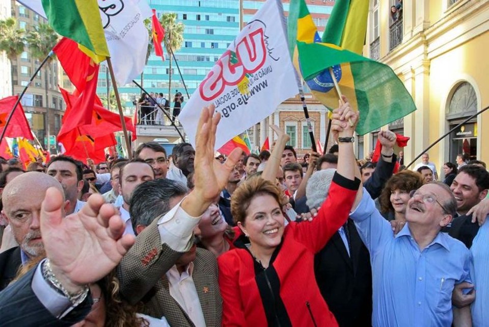 Dilma Rousseff, em campanha no Rio Grande do Sul: petista luta pelo voto cristão. | André Luiz Nogueira