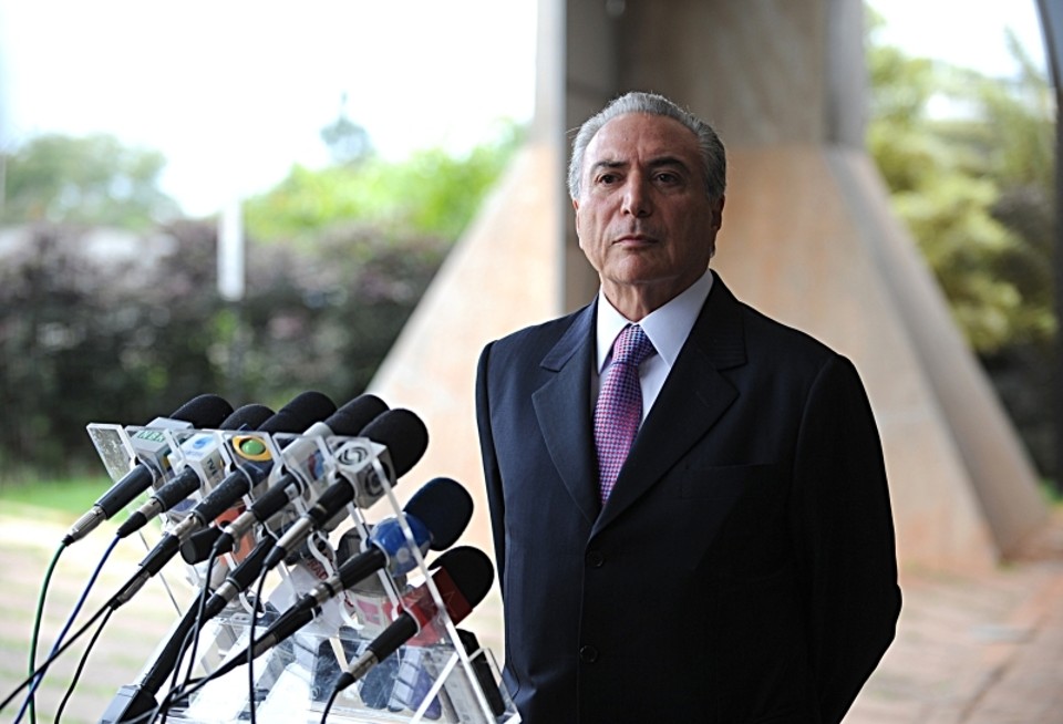 Temer, em entrevista após reunião da equipe de transição: preocupação com gastos | Antôno Cruz/ABr