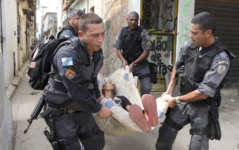 Um suposto traficante foi morto em confronto com a polícia na Favela da Mandela, na zona norte do Rio | Sérgio Moraes/Reuters