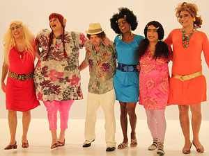 Os comediantes do grupo Casseta & Planeta, em programa de 2010 | Divulgação