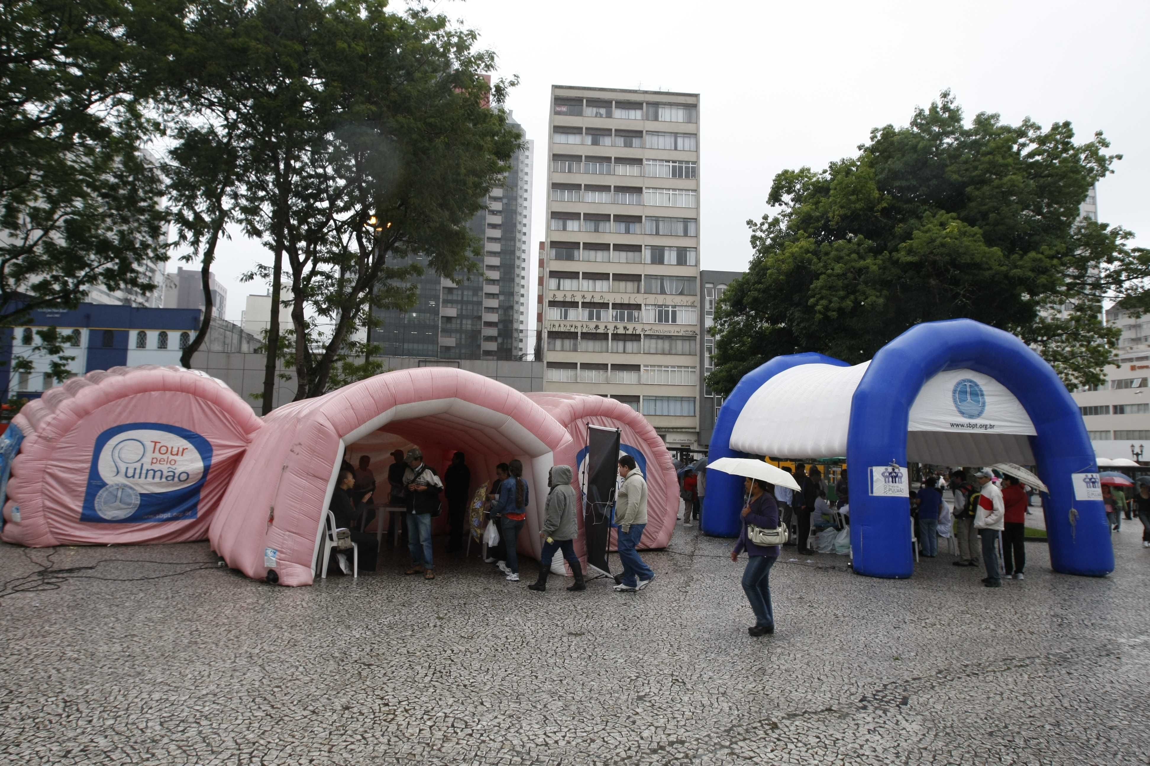 Exposição faz parte das comemorações do ano do pulmão | Marcelo Elias/Agencia de Noticias Gazeta do Povo