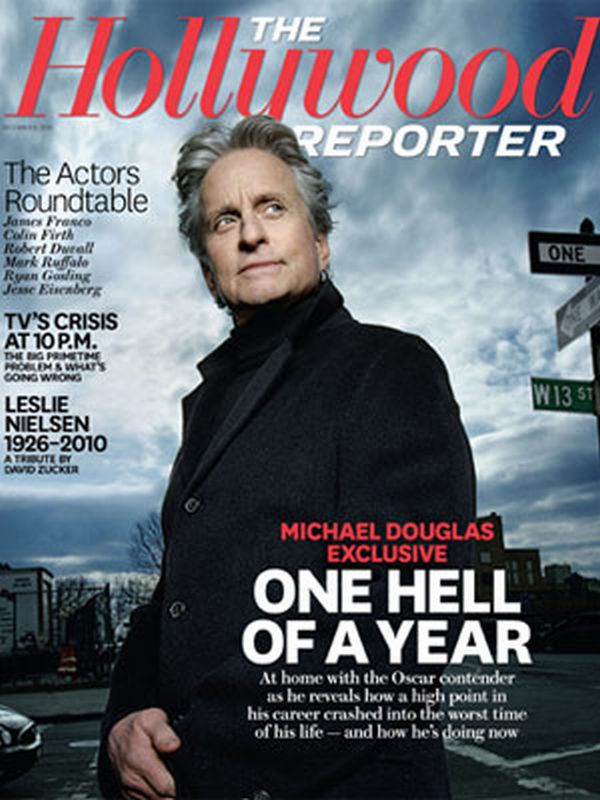 Capa da revista "Hollywood Reporter" com Michael Douglas - publicação chega às bancas nesta quarta | Reprodução