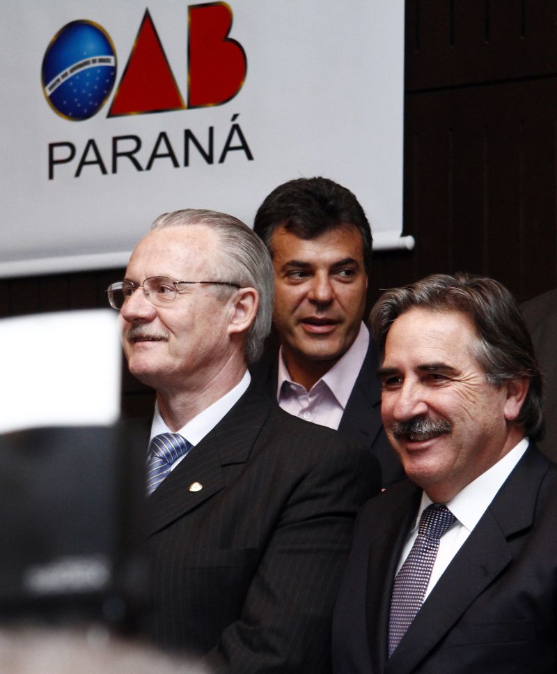 José Lucio Glomb (à direita): mesmo se Defensoria for aprovada no mandato de Beto Richa, Orlando Pessuti fez sua parte ao enviar projeto | Daniel Derevecki/ Gazeta do Povo