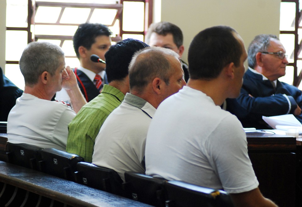 Julgamento dos réus acusados por morte de prefeito de Itaipulândia lotou o fórum de São Miguel do Iguaçu nesta terça-feira | Roger Meireles / Agência de Notícias Gazeta do Povo