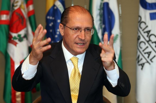 Alckmin: cinco mandatos para fazer obras. |
