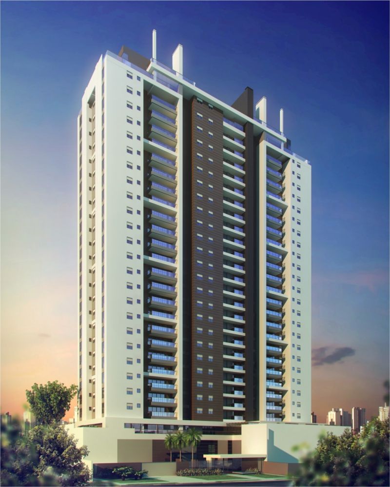 Perspectiva do edifício Blend: 26 pavimentos e área de lazer | Divulgação