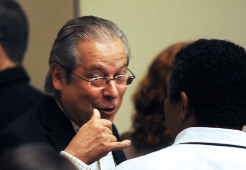 Ex-ministro José Dirceu durante encontro do Diretório Nacional do Partido dos Trabalhadores (PT) | Agência Brasil