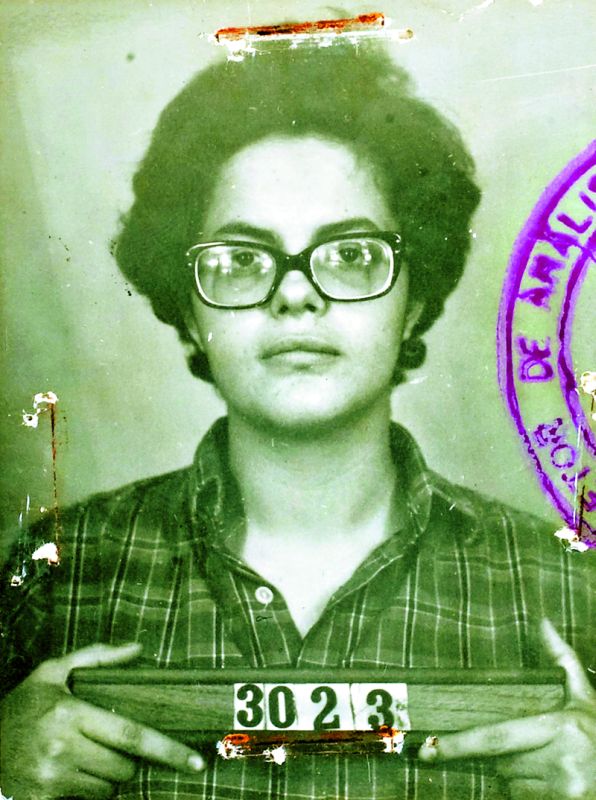 Imagem de 1970, quando Dilma foi presa por participar da luta armada: talento para formação política e para dar apelidos | Reuters