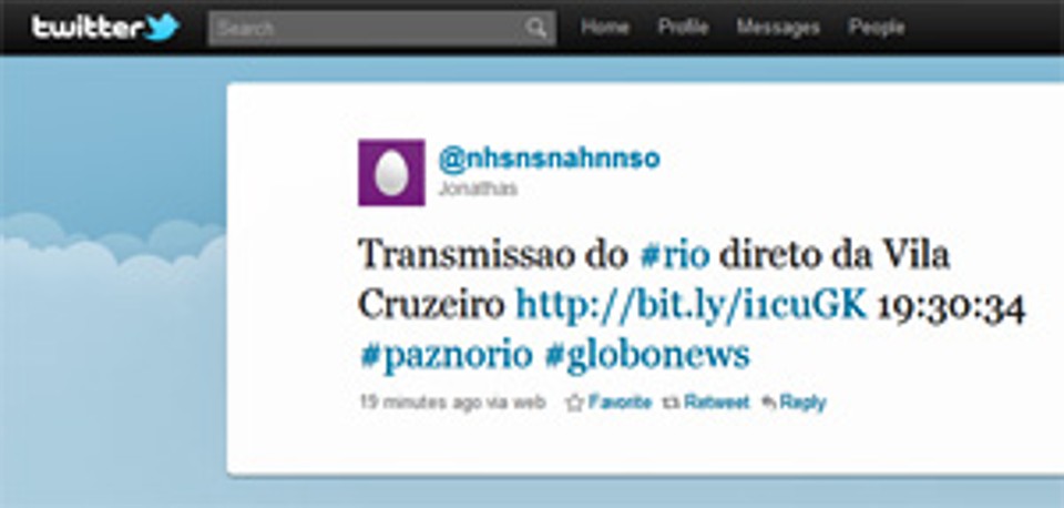 Mensagem deixada no serviço de microblog nesta sexta-feira (26) | Foto: Reprodução