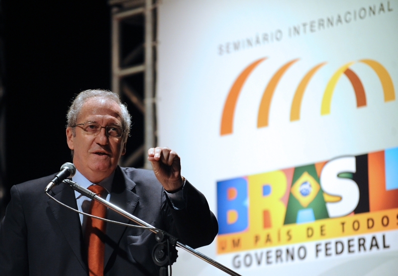 Franklin Martins: posição do ministro da Comunicação Social é criticada por associações como a ANJ e a Abert | Antônio Cruz/ABr