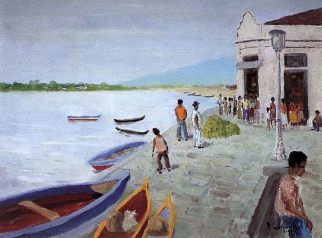 Mercado de Paranaguá, de Paul Garfunkel, artista francês que atuou em Curitiba | 