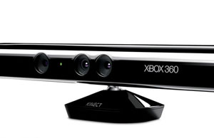 Kinect é o acessório que capta os movimentos dos
jogadores e dispensa o joystick | Divulgação