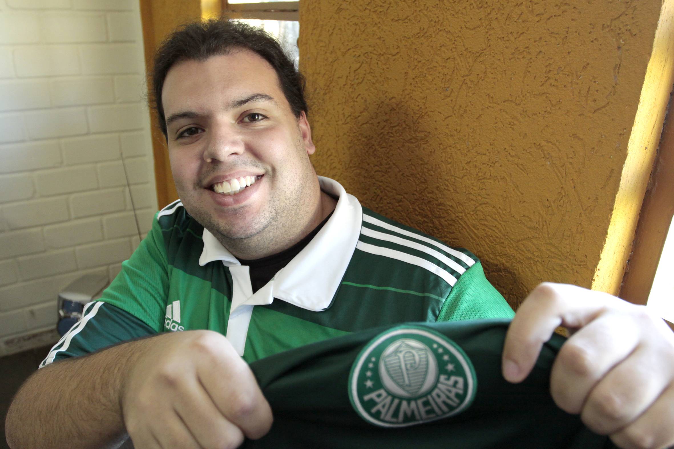 Felipe Botion: Paixão pelo Palmeiras vem desde quando era criança | Ivan Amorin/Gazeta do Povo