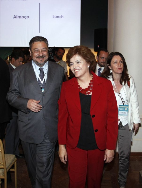 Antonio Palocci e Dilma: ex-ministro da Fazenda de Lula pode voltar ao Planalto como o chefe da Casa Civil da petista | Fábio Rossi/O Globo
