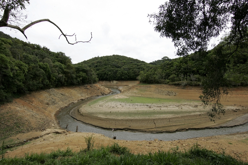 Pouca água: represa do Capivari-Cachoeira está com apenas 38,4% do volume de armazenamento | Valterci Santos/Gazeta do Povo