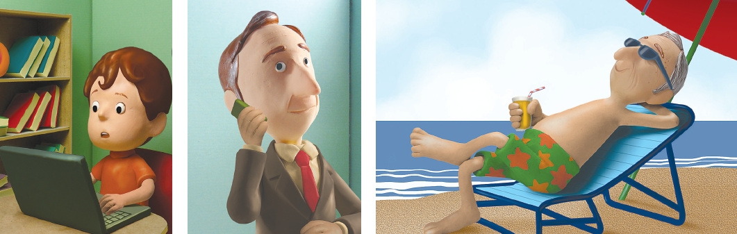 João passou por todas fases da vida. Desfecho da história foi escolhido pelos leitores por meio de votação pela internet | Modelagem: Gilberto Yamamoto / Gazeta do Povo