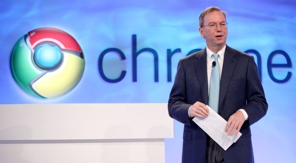 As novas ofensivas (e os inimigos) do Google Eric Shmidt, presidente do Google, na apresentação do Chrome OS: semana de muitas novidades | Beck Diefenbach/Reuters