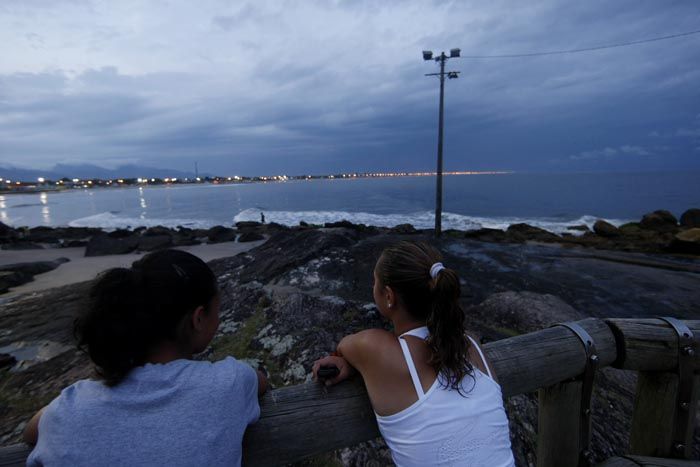 Durante esta quarta-feira, o clima foi abafado e com chuva fina | Albari Rosa / Agência de Notícias Gazeta do Povo
