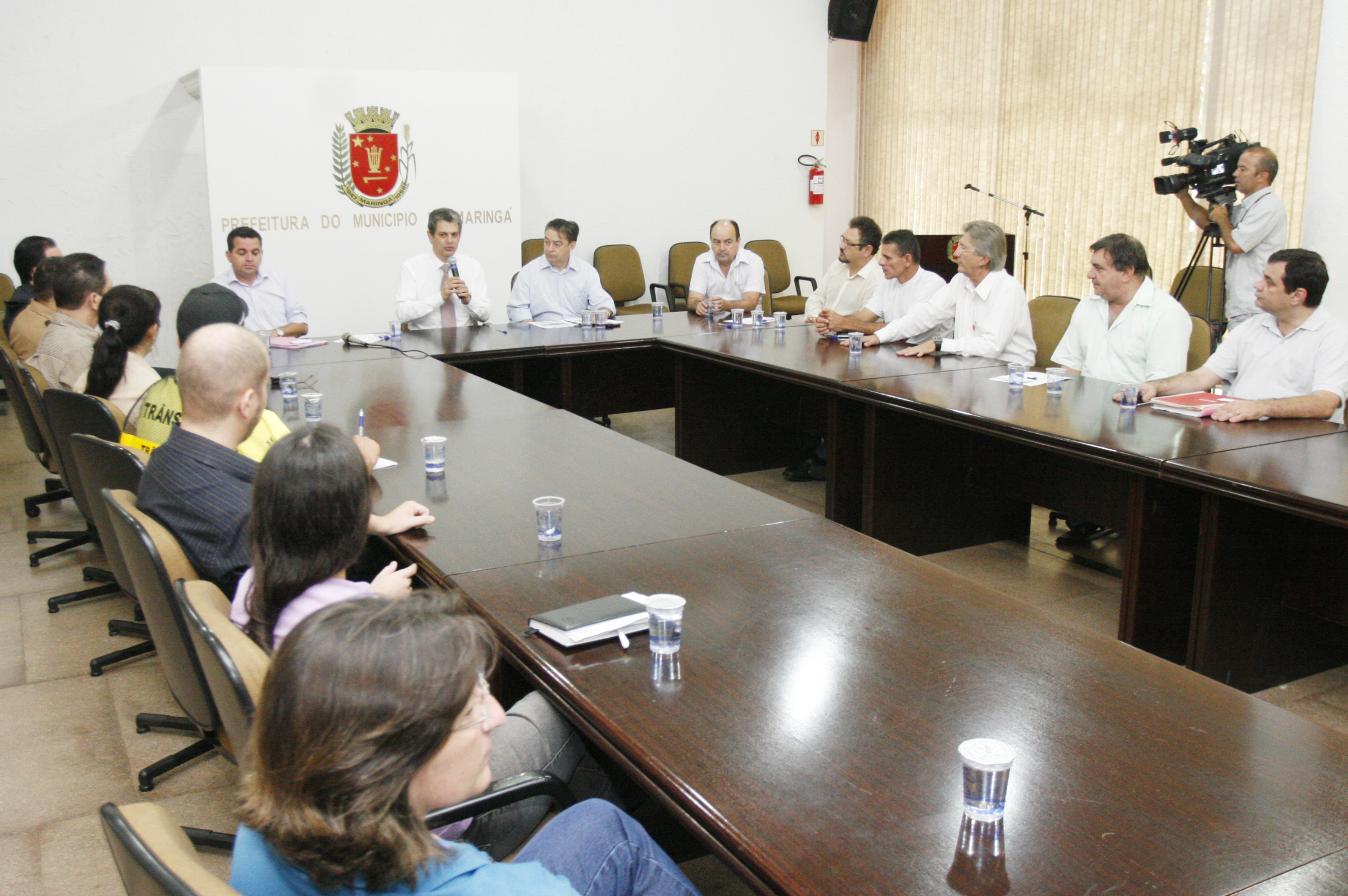 Nesta quinta-feira (9) os integrantes da Força-Tarefa se reuniram para definir como será a fiscalização nos arredores da UEM | Assessoria de imprensa PMM