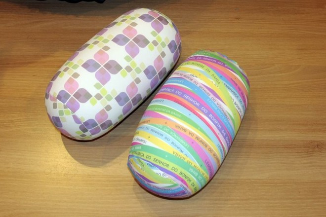 Rolo Mini Folhas (R$ 62) e Rolo Mini Bonfim (R$ 64), antialérgicos, antibacterianos e atóxicos, na Fom | 