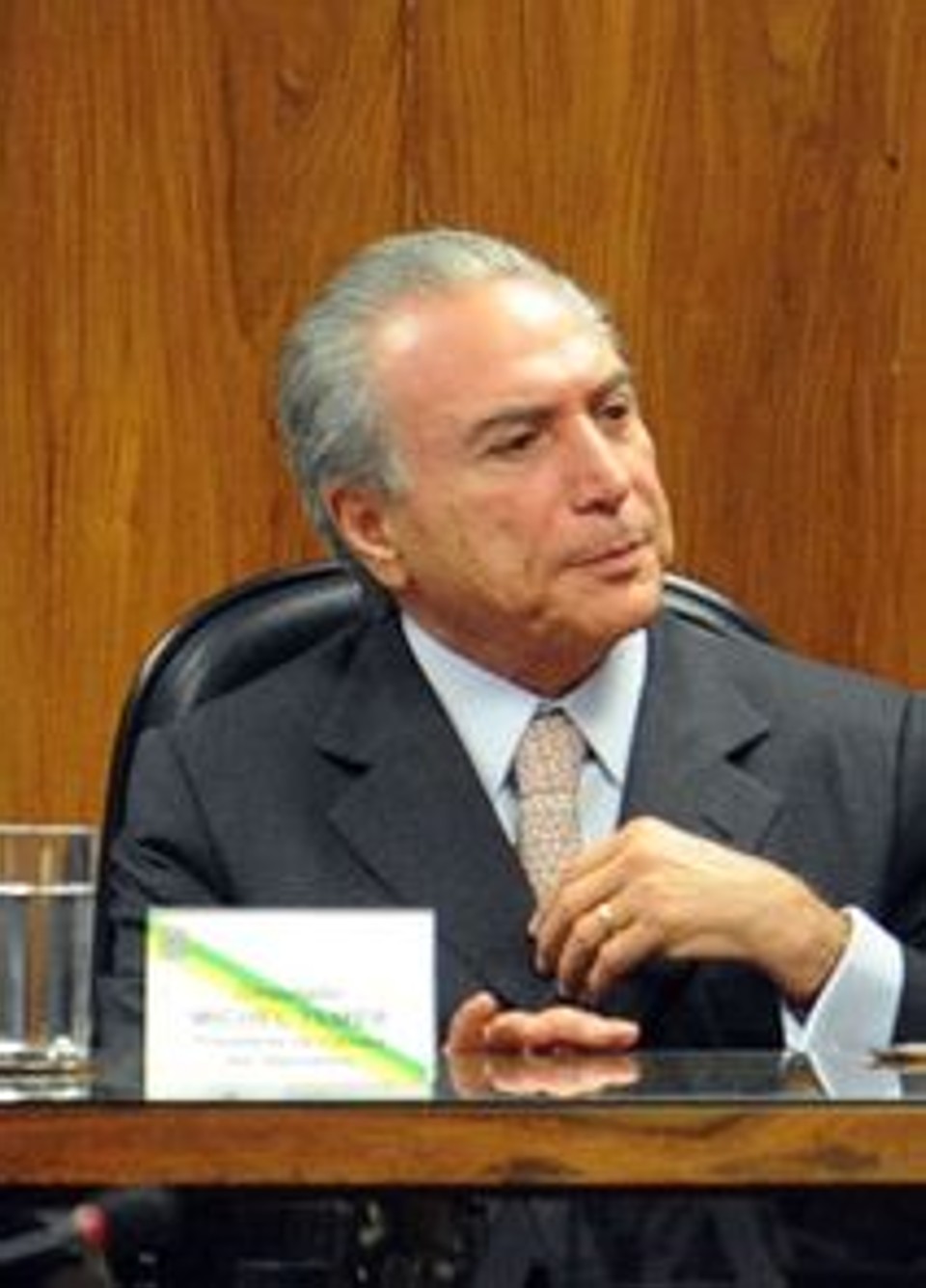 O vice-presidente eleito, Michel Temer, em evento no TCU nesta quarta | Agência Brasil