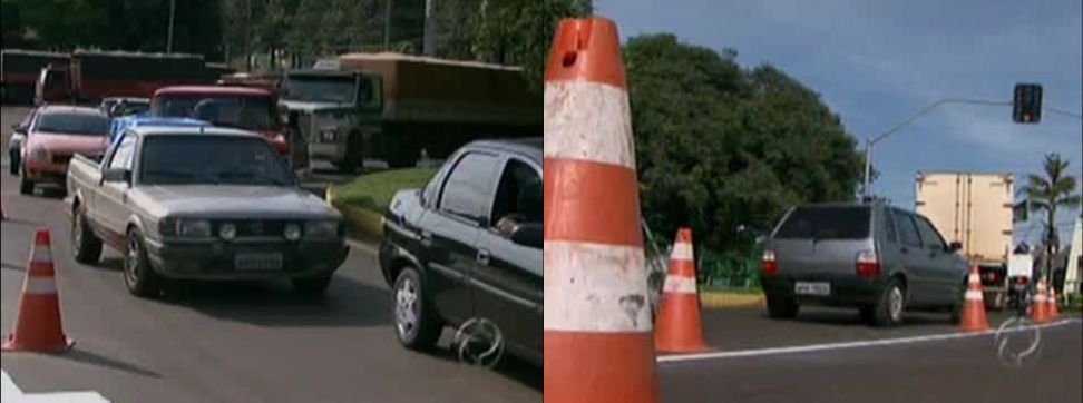 Trabalho dos agentes da Setran causou congestionamento na manhã desta segunda-feira | RPCTV