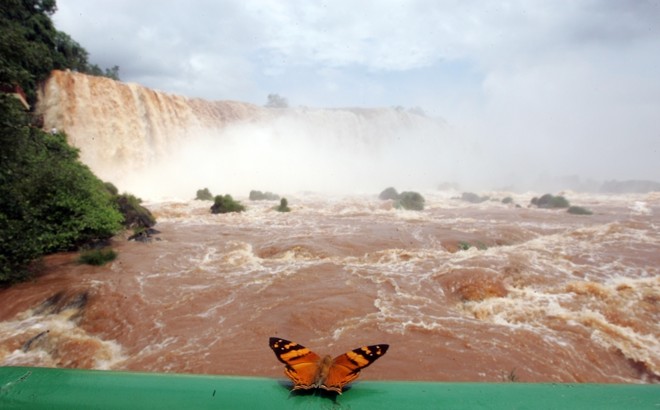 Vazão da água está três vezes acima do normal |