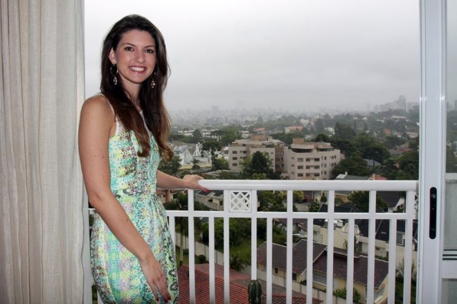 Ana Teresa gosta da tranquilidade e a vista privilegiada que o bairro proporciona |