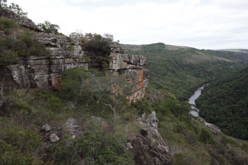 O canion Guartelá, em Tibagi, é o sexto maior do mundo e o maior do Brasil | Jonathan Campos / Agência de Notícias Gazeta do Povo
