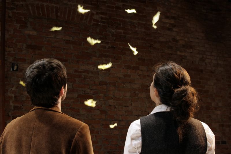 Pablito Kucarz e Renata Hardy, da Pausa Companhia, se apresentam no Espaço Dois | Alessandra Haro/Divulgação