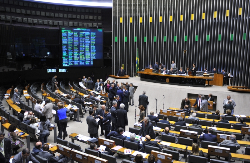 Plenário da Câmara Federal: pressão dos governadores para alterar o início do dispositivo que permite a concessão de créditos de ICMS | Rodolfo Stuckert/Ag. Câmara