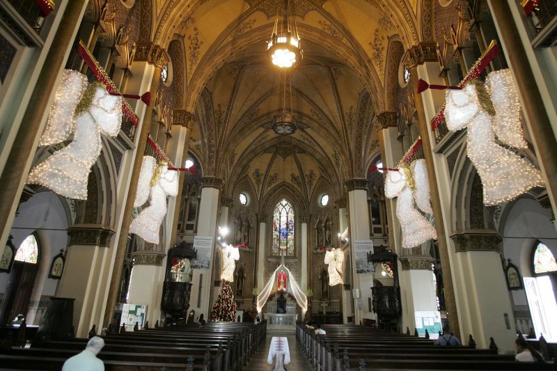 O restauro do principal templo de Curitiba levará dois anos e está orçado em R$ 7 milhões | Hedeson Alves/Gazeta do Povo
