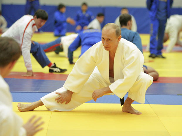 Putin participa de treino de judô televisionado | Foto: Reuters