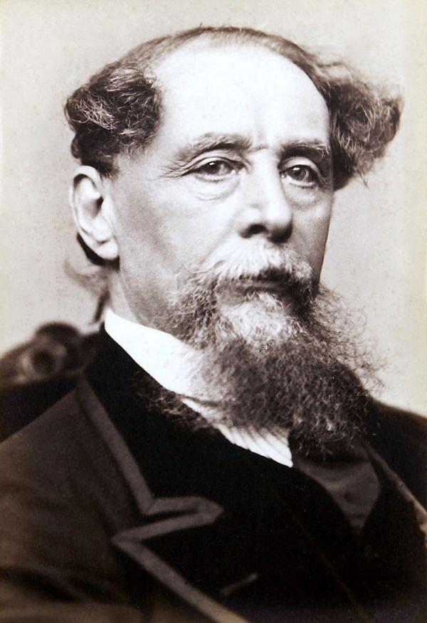 O escritor inglês Charles Dickens, em foto realizada por volta de 1860 | Reprodução