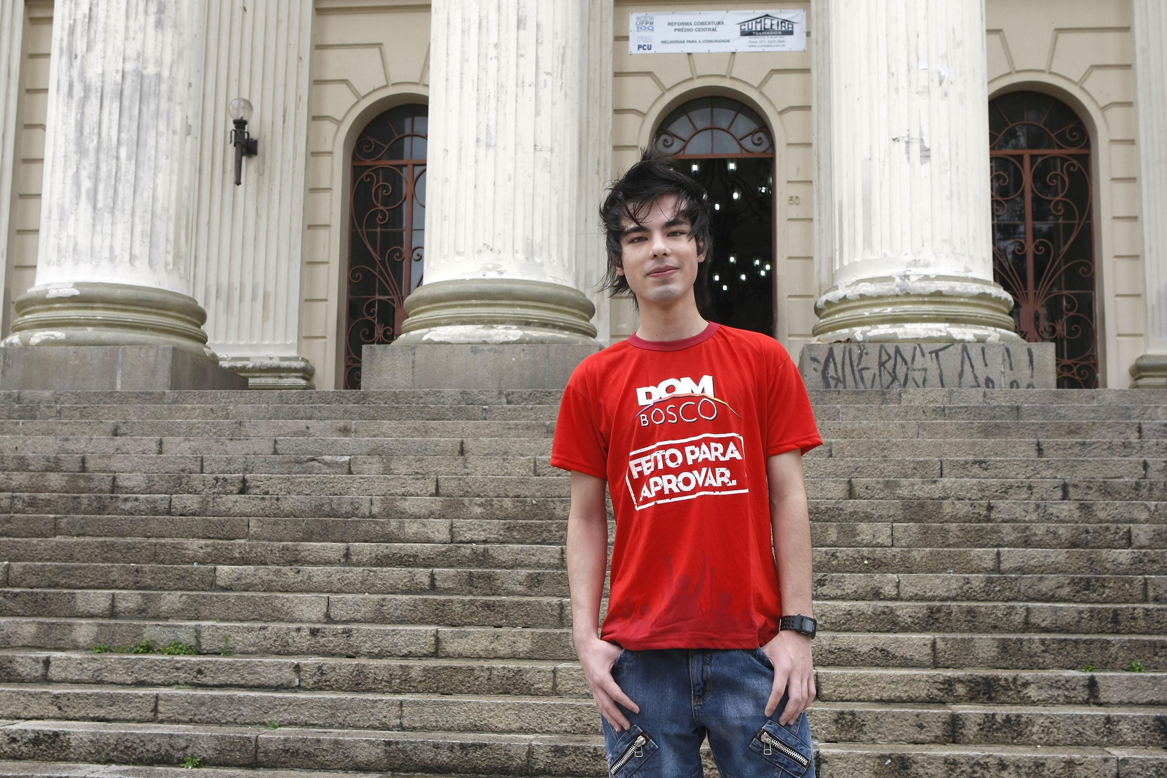 Allan Augusto Nagata, primeiro em Odontologia na UFPR | Hedeson Alves/Gazeta do Povo