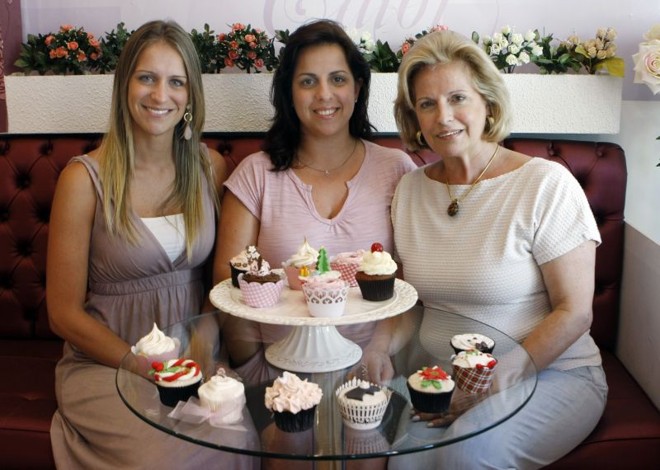 Anelise, Ana Karine e Regina, da Rosa Cravo: objetivo de elevar lucro em 50% |