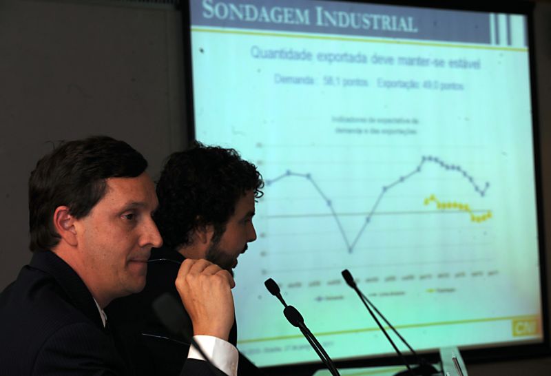 Fonseca, da CNI: sondagem mostra que a expectativa dos empresários continua positiva, mas em patamares menores | Marcelo Casal /ABr