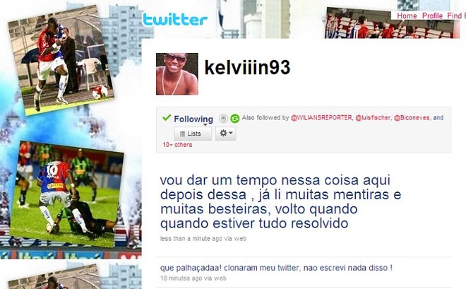 Kelvin desmente retorno: