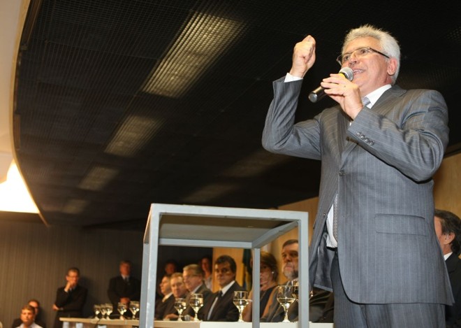 Durval Amaral, durante sua posse: criação da Defensoria sem pressa |