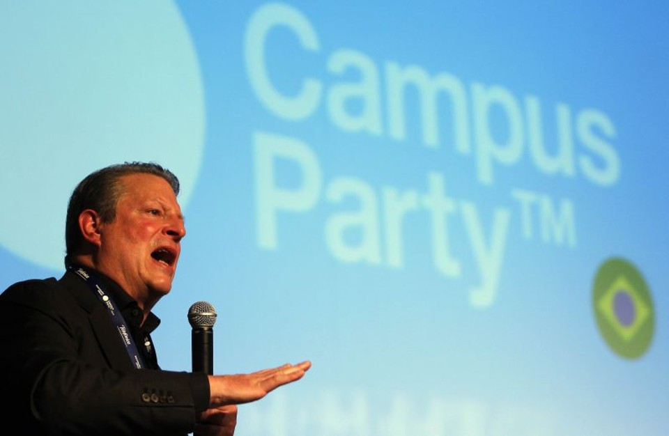 Al Gore pediu aos campuseiros que se mantenham mobilizados contra tentativas de controle da internet | Epitácio Pessoa/AE
