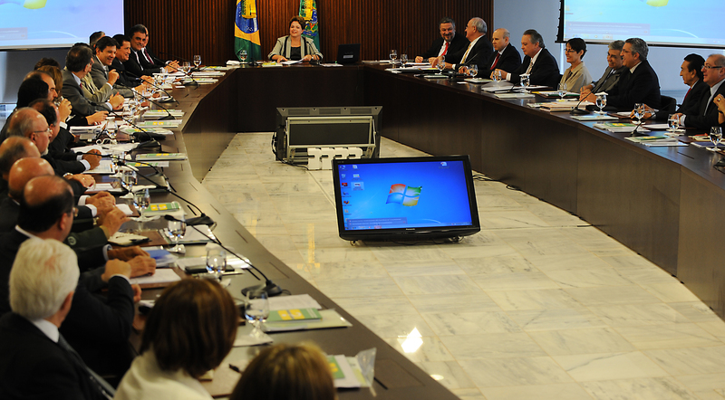 A presidenta Dilma Rousseff coordena a primeira reunião ministerial de seu governo | Agência Brasil