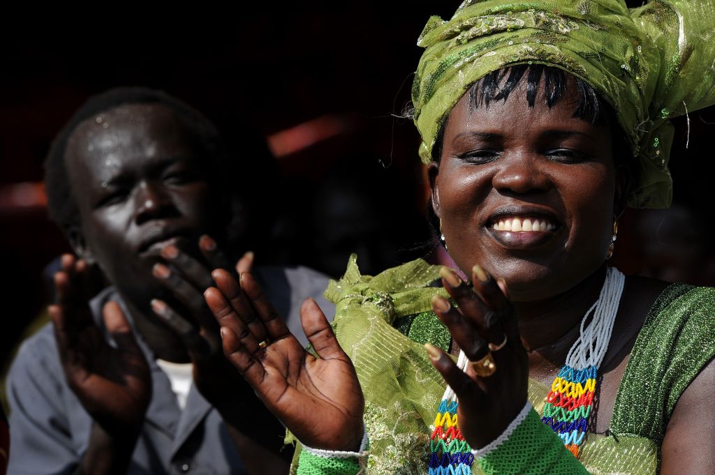 Sudaneses celebram o anúncio da vitória do separatismo em plebiscito | Tim Mckulka/AFP