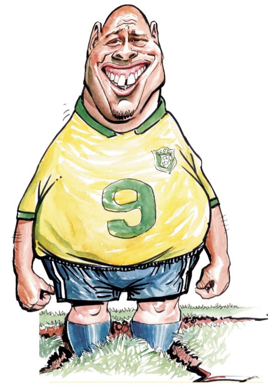 Charge de Ademir Paixão publicada durante a Copa do Mundo de 2006 |