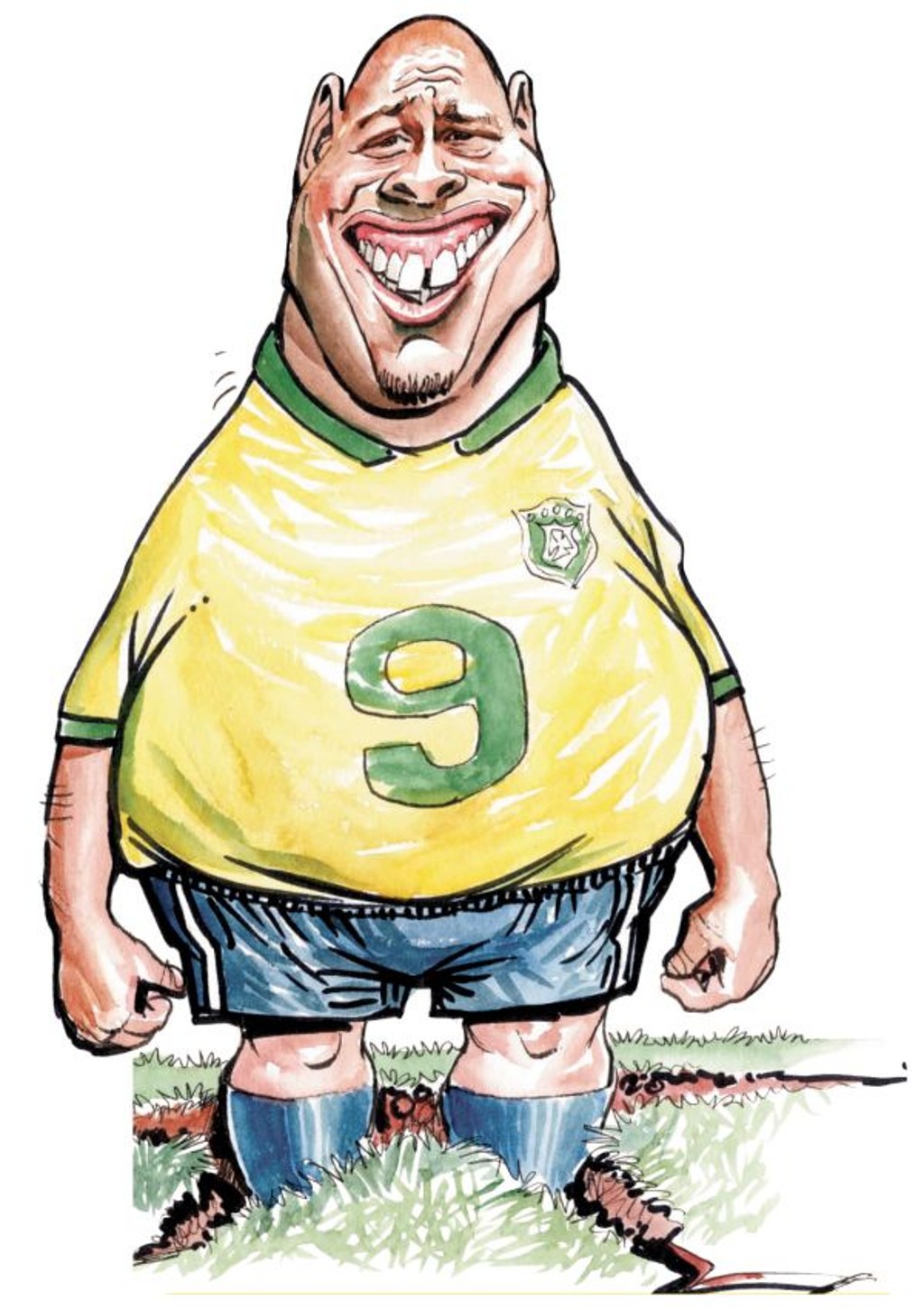 Charge de Ademir Paixão publicada durante a Copa do Mundo de 2006