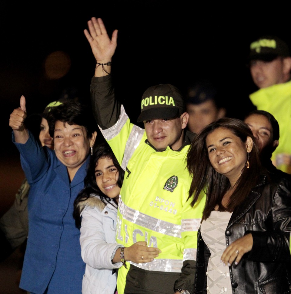 O policial Carlos Ocampo, que passou um mês e meio sequestrado | Jose Miguel Gomez/Reuters